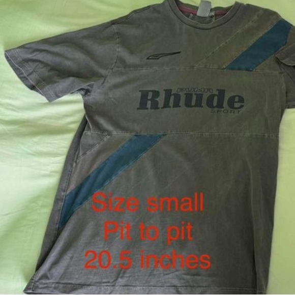 Rhude X Puma vintage wash shirt size small - Picture 2 of 3